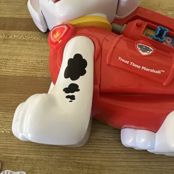 Paw Patrol VTech Treat Time Marshall Feed Him Alphabet Bones With Bones Works - Picture 7 of 14